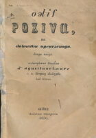 Odziv poziva na Dalmatine upravljenoga , druga knjiga