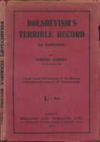 Bolshevism s Terrible Record