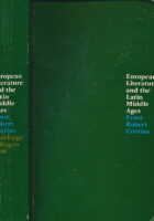 European Literature and the Latin Middle Ages