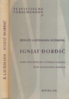 Ignjat Đorđić : Eine stilistische untersuchung zum slavischen barock