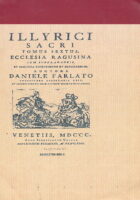 Illyrici Sacri Tomus Sextus Ecclesia Ragusina