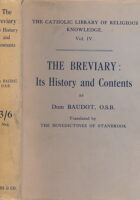 THE BREVIARY: Its History and Contents