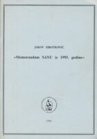 Memorandum SANU iz 1995. godine