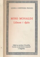 Miho Monaldi : ličnost i djelo