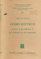 Cicero Scepticus: A Study of the Influence of the Academica in the Renaissance: 52