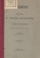 O svećeničtvu : besjeda Gregora Naziančanina / s grčkoga jezika na hrvacki prenesao i nekim opaskama popratio J. Rieger.