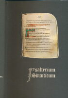 Sinajski psaltir / Psalterium Sinaitirum