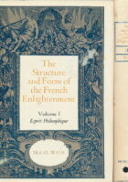 The Structure and Form of the French Enlightenment