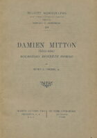 Damien Mitton (1618-1690) Bourgeois honnete homme