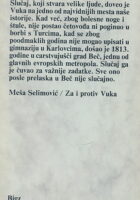 Za i protiv Vuka