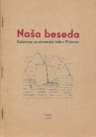 Naša beseda : Začetnica za slovenske šole v Primorju