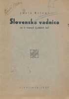 Slovenska vadnica za 4. razred ljudskih šol