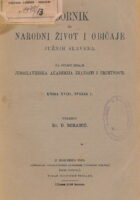 Zbornik za narodni život i običaje Južnih Slavena. Knjiga XVIII sv. 1/1913