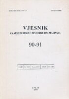 Vjesnik za arheologiju i historiju dalmatinsku 90-91/1999