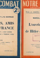 NOTRE COMBAT. Publication périodique de la Guerre 1939 - 1945 (1-7)