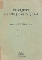 Povijest srednjega vijeka u redakciji prof. E. A. Kosminskog