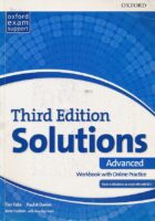 Solutions Advanced Third Edition Workbook with Online Practice radna bilježnica za engleski jezik B2+