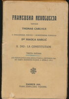 Francuska revolucija II. dio : La Constitution. Treća sveska