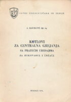 Kotlovi za centralna grejanja sa pratećim uređajima za rukovaoce i ložače