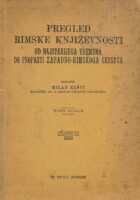 Pregled rimske književnosti : od najstarijeg vremena do propasti zapadno-rimskog carstva