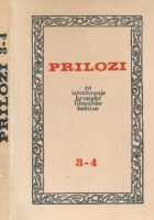 PRILOZI ZA ISTRAŽIVANJE HRVATSKE FILOZOFSKE BAŠTINE 3-4/1976
