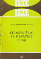 Stanovništvo SR Hrvatske : studije