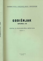 Godišnjak knjiga XI. Centar za balkanološka ispitivanja knjiga 9.