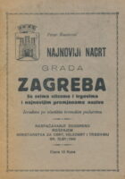 Najnoviji nacrt grada Zagreba sa svima ulicama i trgovima i najnovijim promjenama naziva